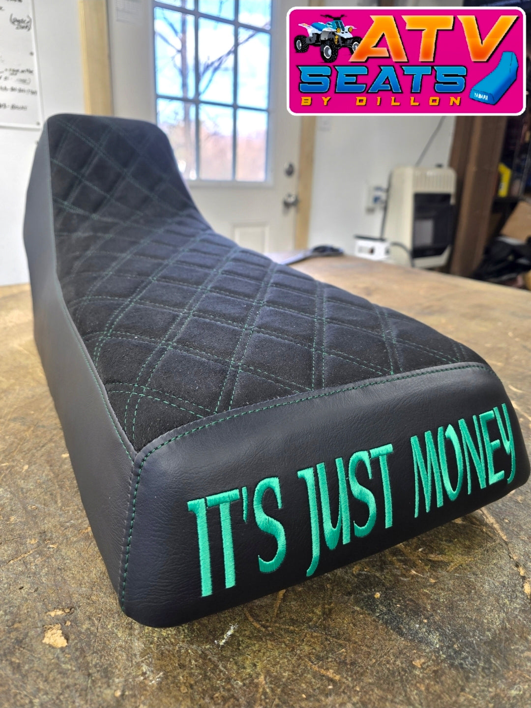 Full Complete Yamaha Banshee Seat W/ Suede Top Double Diamond