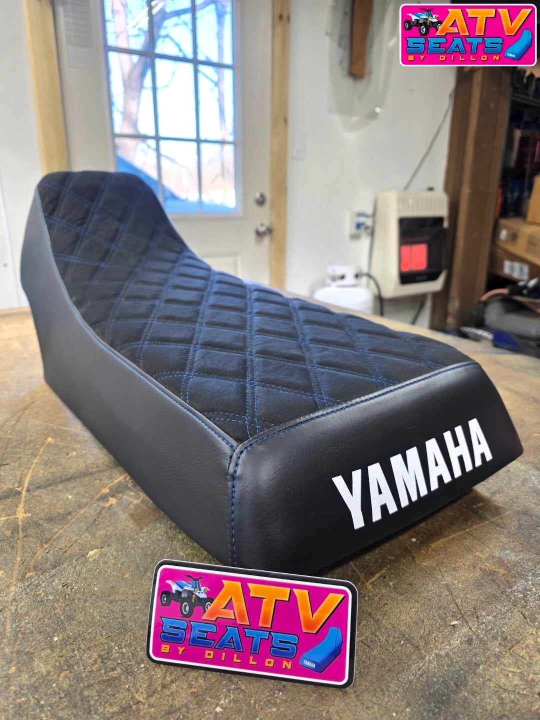 Full Complete Yamaha Banshee Seat W/ Suede Top Double Diamond